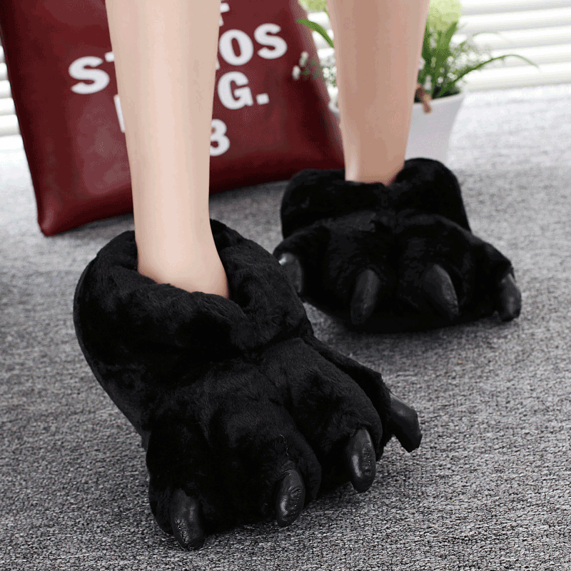 Women Shoes Mules - Size 35-43 Đen Động Vật Paw