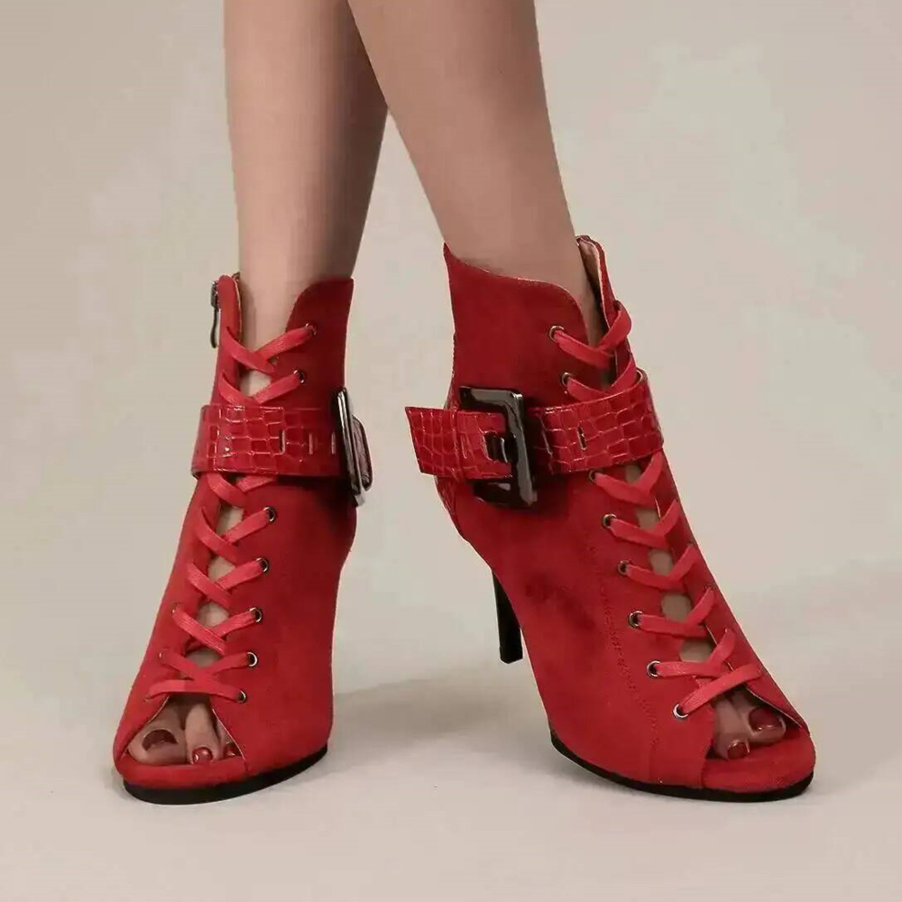 Women'S Shoes Crocs - Women Peep Toe Stiletto High Heel