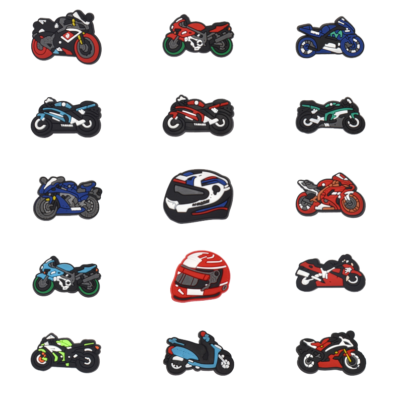 Women'S Shoes Crocs - Motorcycles Shoe Charms for Crocs Sandals