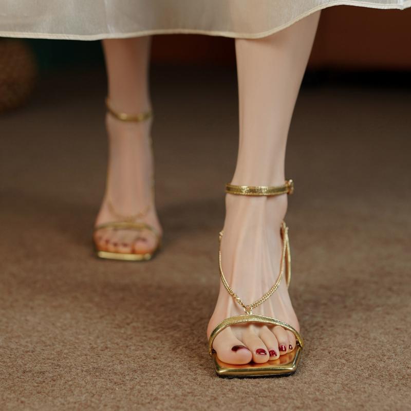 Gold Women's Fashion Sandals,  - đánh giá và giá Gold Chain Sandal