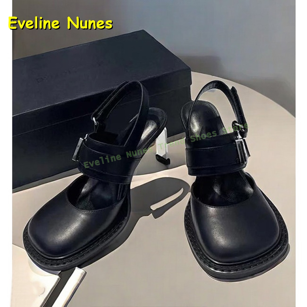 Women's Black Square Toe Buckl - đánh giá và giá Square Toe Mule