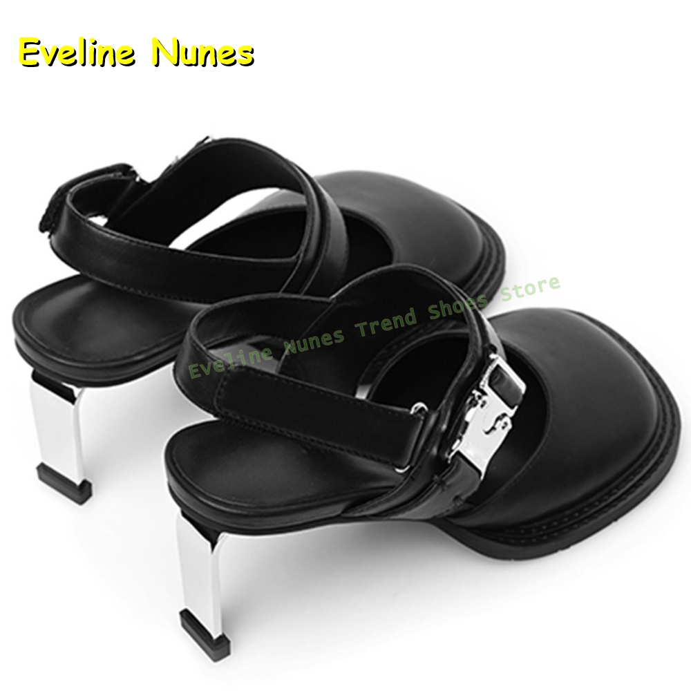 Women's Black Square Toe Buckl - đánh giá và giá Square Toe Mule