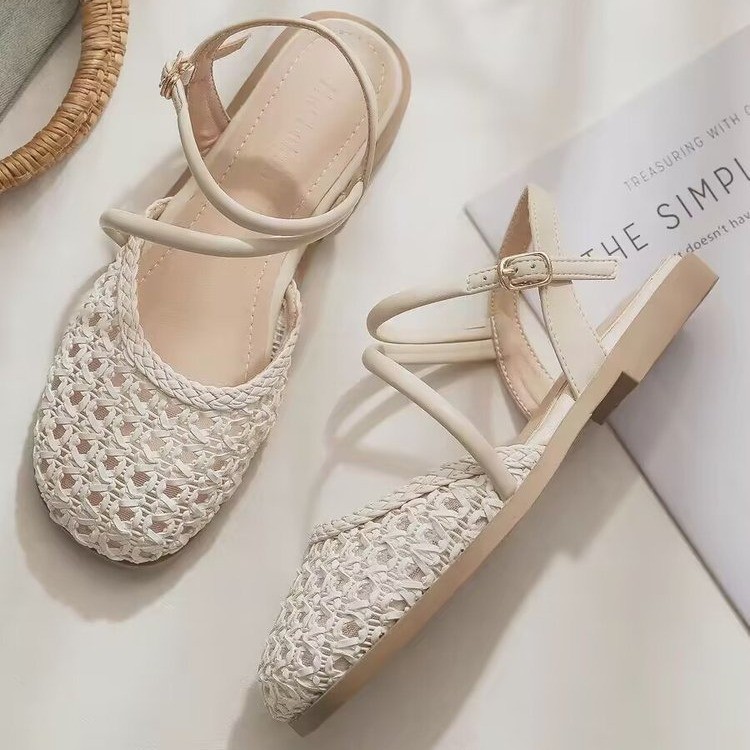 French-style Closed-toe Sandal - đánh giá và giá Square Toe Mule