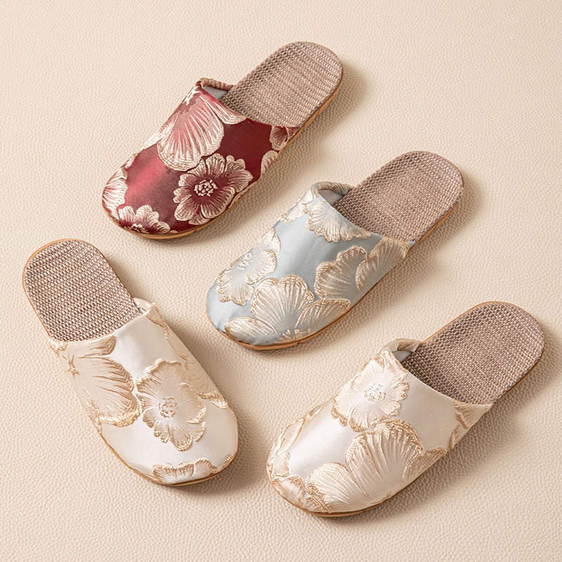 Silk Elegant Mule Slippers Wom - đánh giá và giá Women Shoes Mules