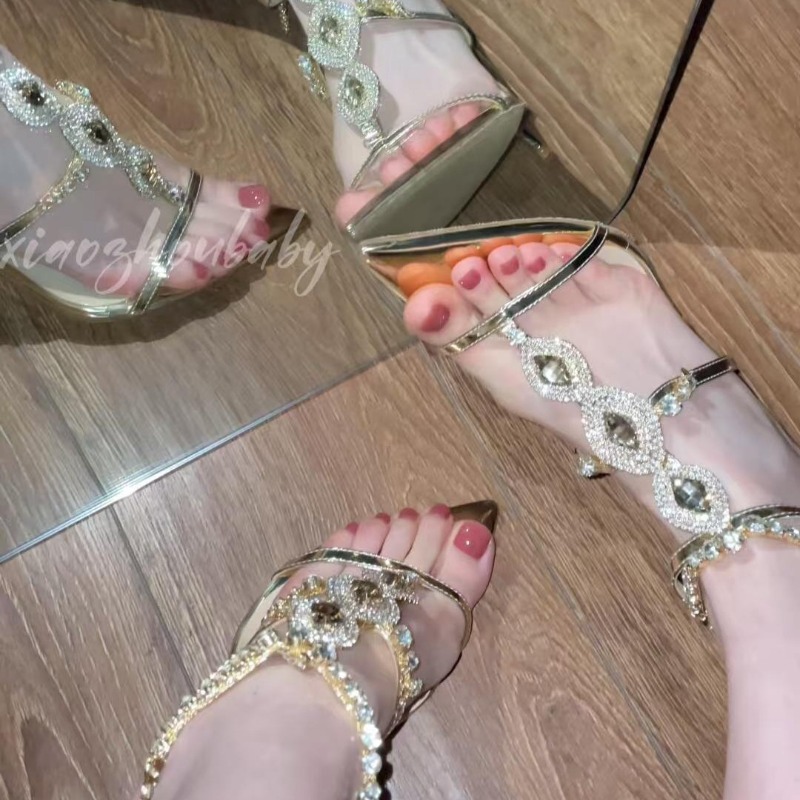 Women's Sandals Luxury Gold Ge - đánh giá và giá Gold Chain Sandal