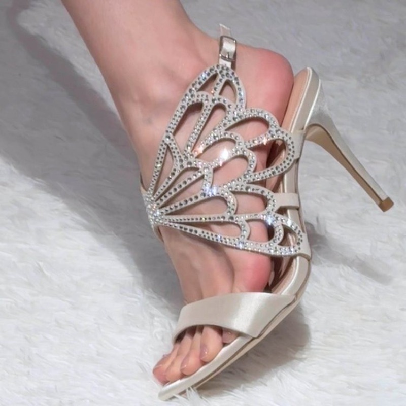 2026 New Arrival: Openwork But - đánh giá và giá Strappy Heeled Sandals