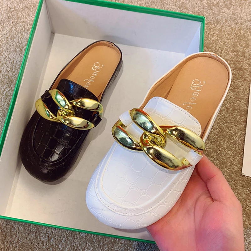 Fashion Women Slippers Plus Si - đánh giá và giá Gold Chain Sandal