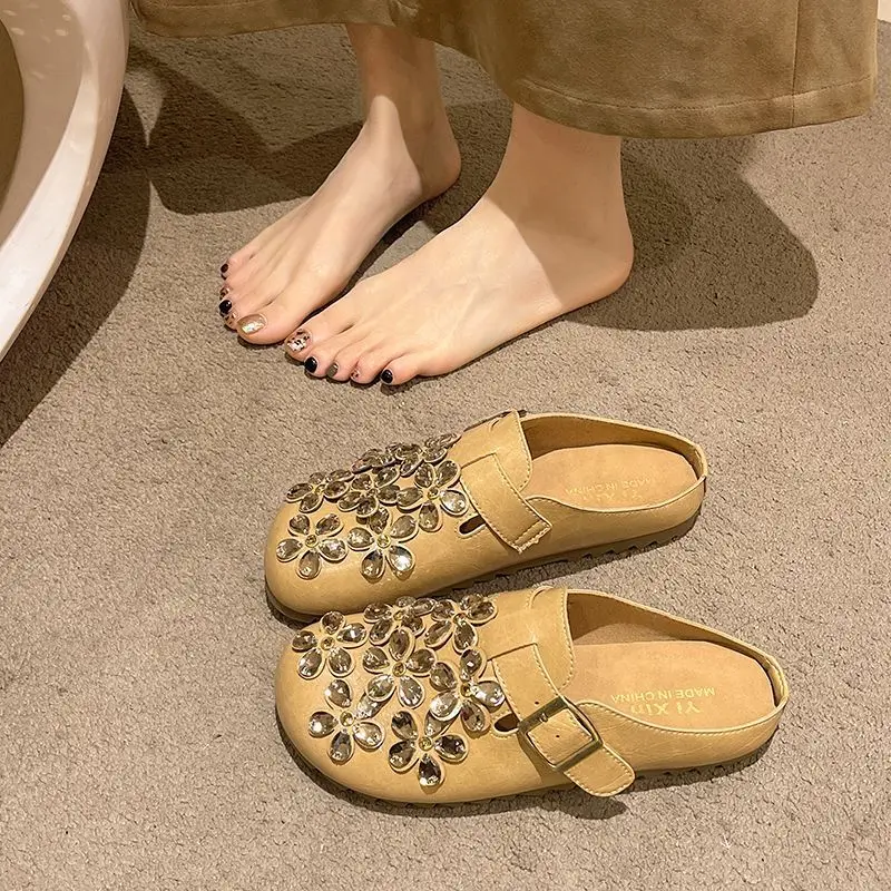 Women's Floral Rhinestone Buck - đánh giá và giá Women Shoes Mules