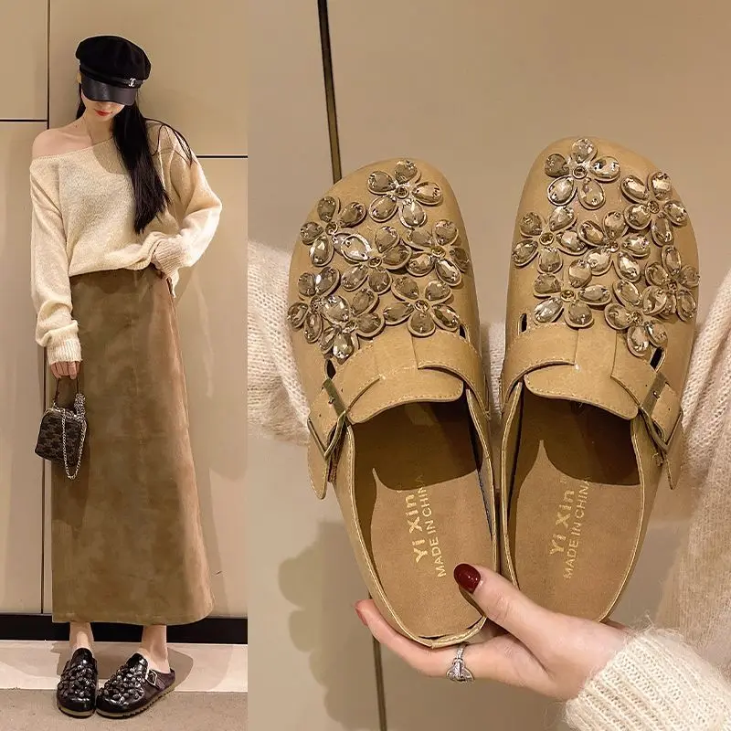 Women's Floral Rhinestone Buck - đánh giá và giá Women Shoes Mules
