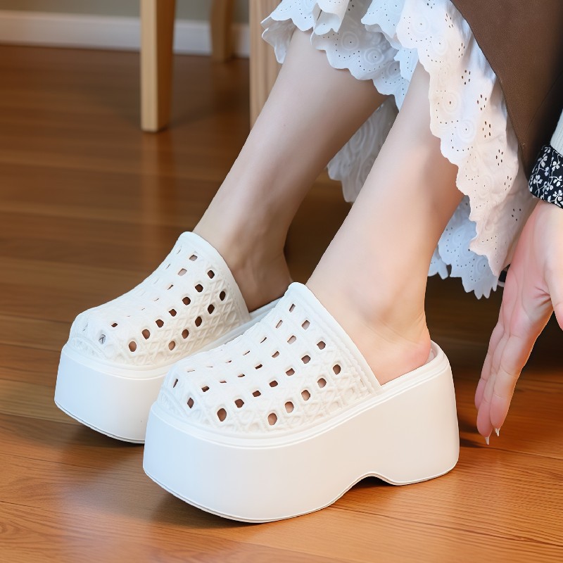 Chunky Thick Sole 7cm Platform - đánh giá và giá Women Shoes Mules
