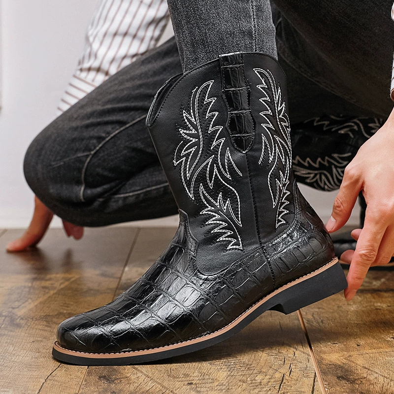 Men's Croc-Embossed Western Co - đánh giá và giá Women'S Shoes Crocs