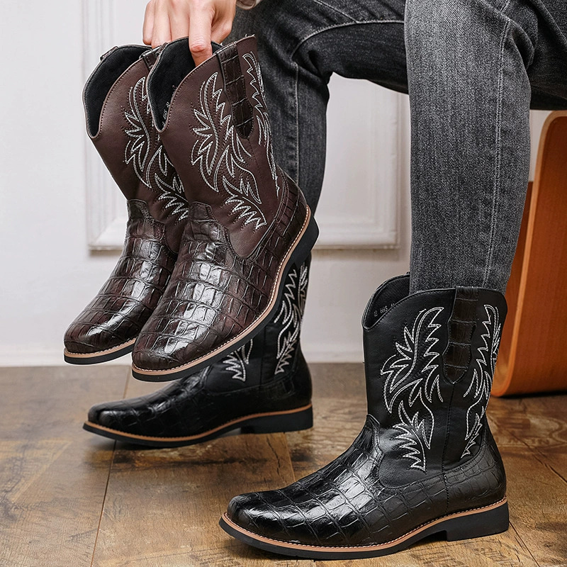 Men's Croc-Embossed Western Co - đánh giá và giá Women'S Shoes Crocs
